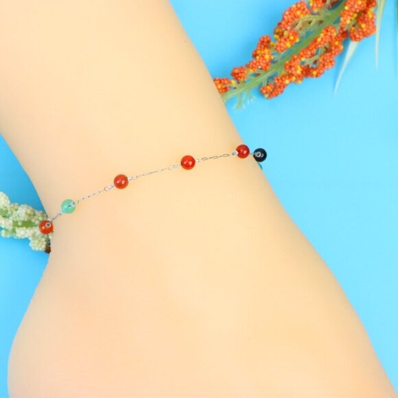 Elegant Handmade Anklet – Perfect for Women & Girls | Ideal Gift Option, DYC1640 - Picture 4 of 7